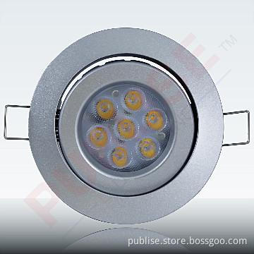 8W LED Patent LED Under Cabinet Lighting 7CREE-XTE Silver Dimmable